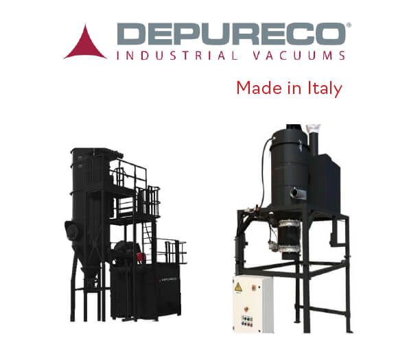 Depureco industrial extraction systems - TOWER-VAC, JETCLEAN and PUMA FIX